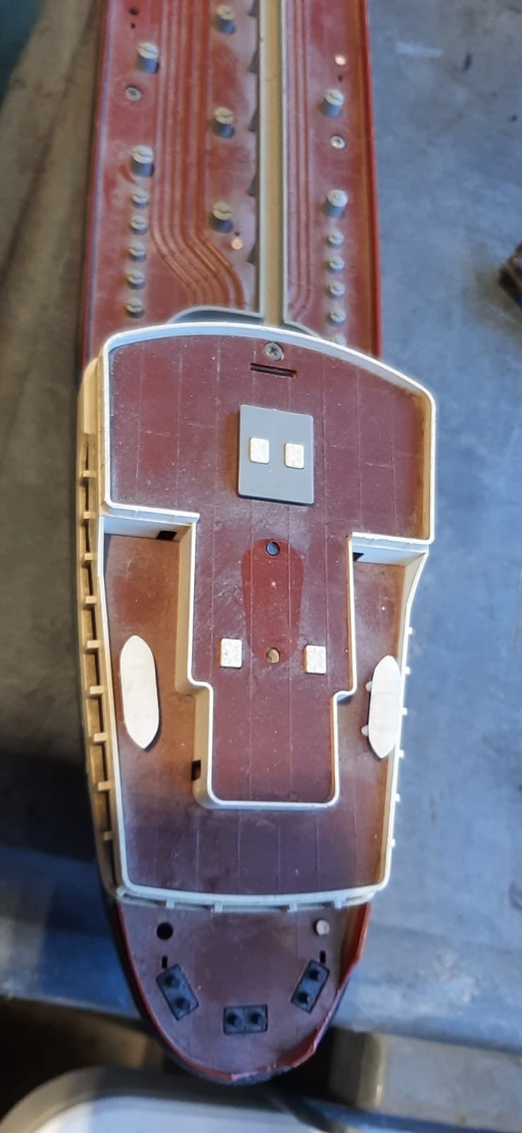 Vintage Wen-Mac SS Texaco North Dakota Plastic Model Ship - Incomplete 2