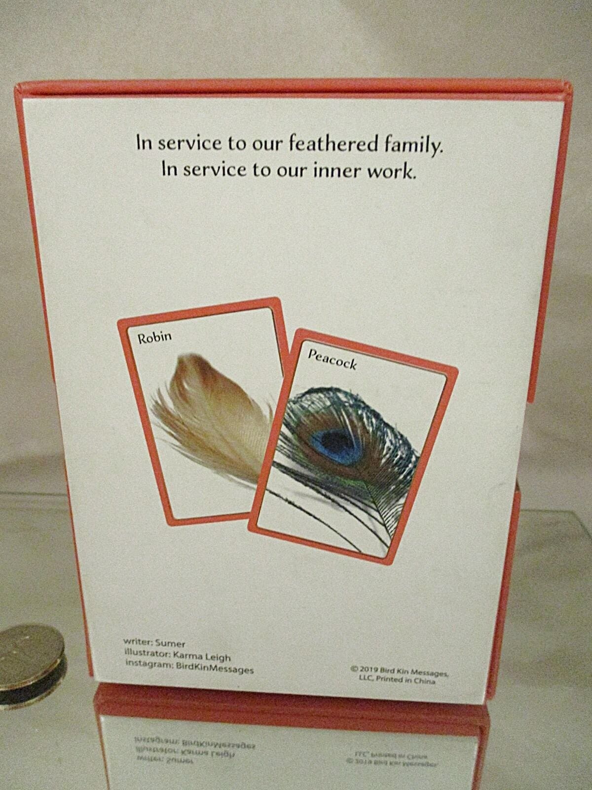 Bird Kin Oracle Deck 2019 Feather Messages + Guidebook 30 Cards EUC Stocking Stu 2