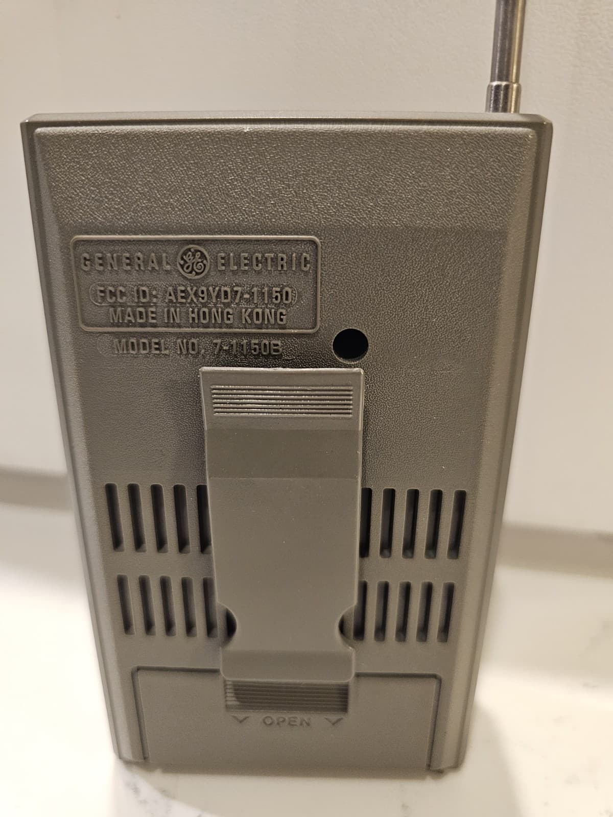 General Electric Headset Am Fm Radio Model 7-1150B Tested & Working  4