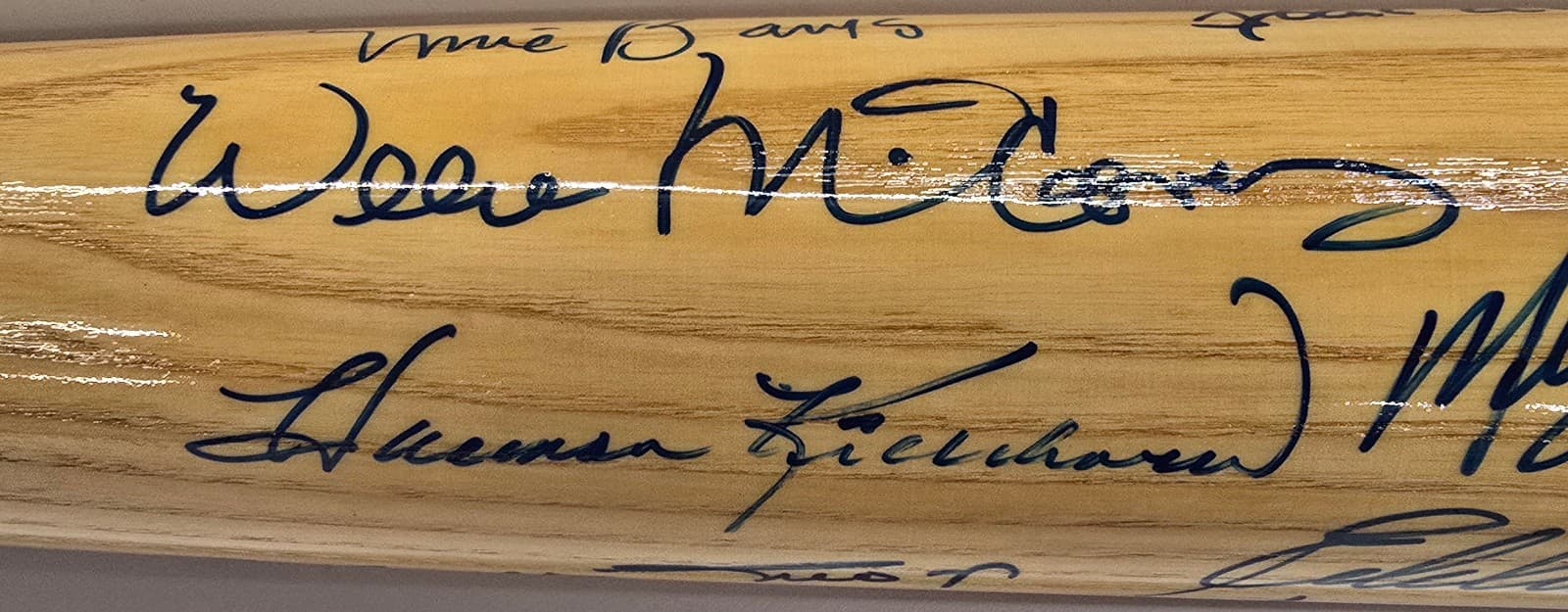 500 HR Home Run Club Autograph Hall of Fame Bat 9 Signatures PSA DNA Aaron Mays 3