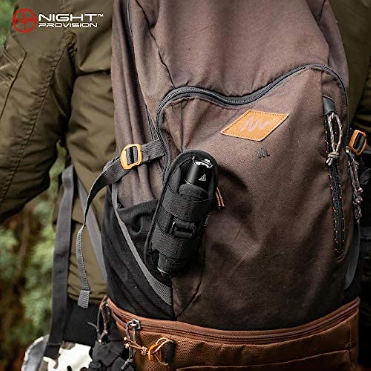 Tactical Flashlight Holster Duty Belt Bag Rotatable Clip 360 Degree Holder Case 6