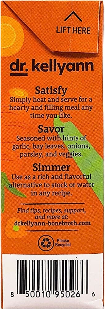 Dr. Kellyann Roasted Chicken Bone Broth - 15g protein - 16.9 oz 4