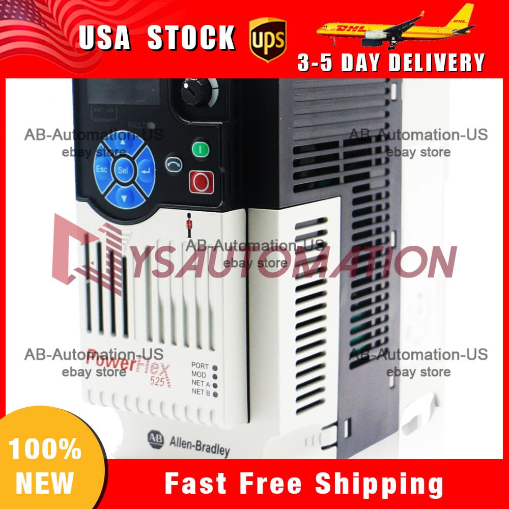 Allen Bradley 25B-D6P0N104 PowerFlex 525 2.2kW (3Hp) AC Drive Factory Sealed 4