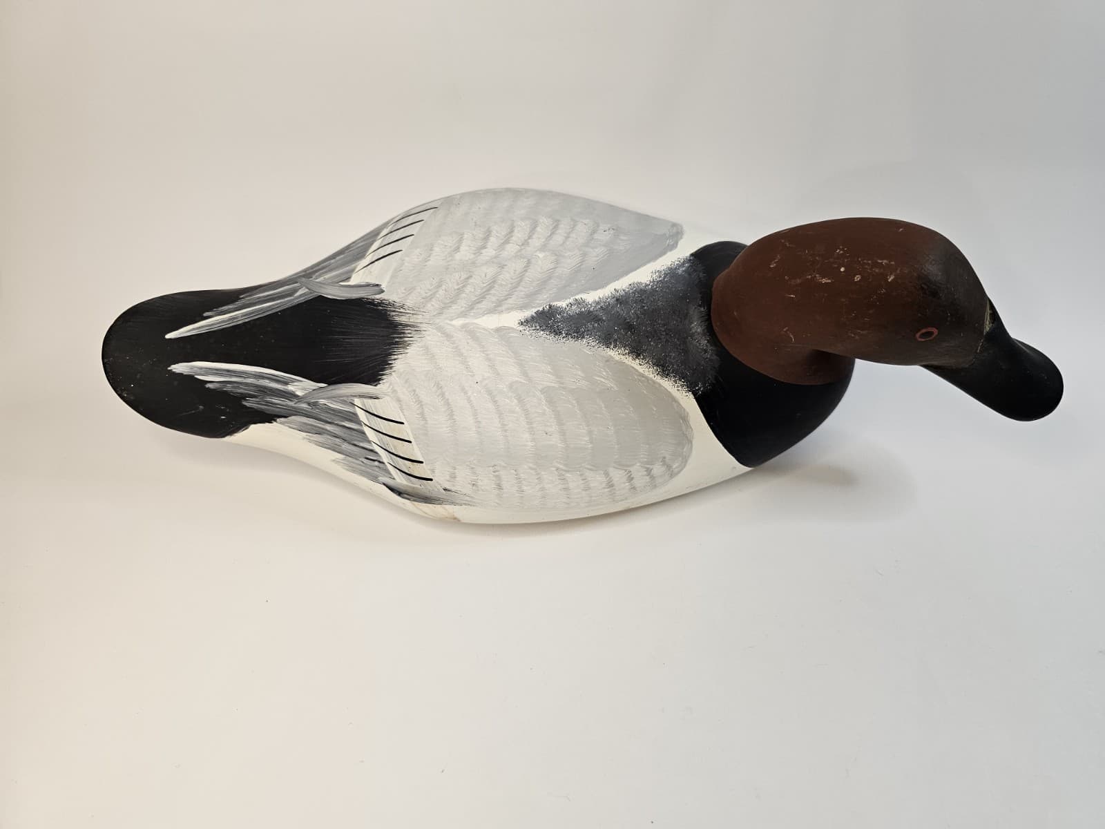 Captain Harry Jobes Canvasback Duck Decoy Signed 1996 2