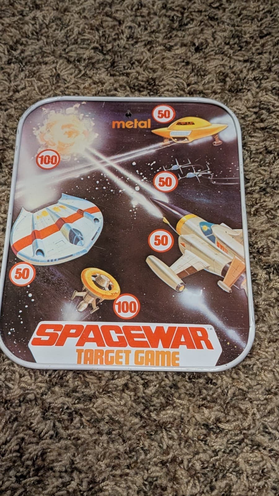 VTG ARCO SPACEWAR DART SHOOTING GALLERY GAME METAL TARGET   HONG KONG