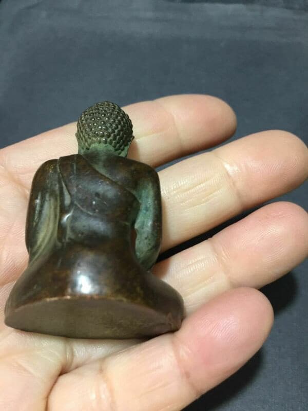 Old Tibetan Buddhism bronze Medicine Buddha Sakyamuni Shakyamuni Buddha statue 5