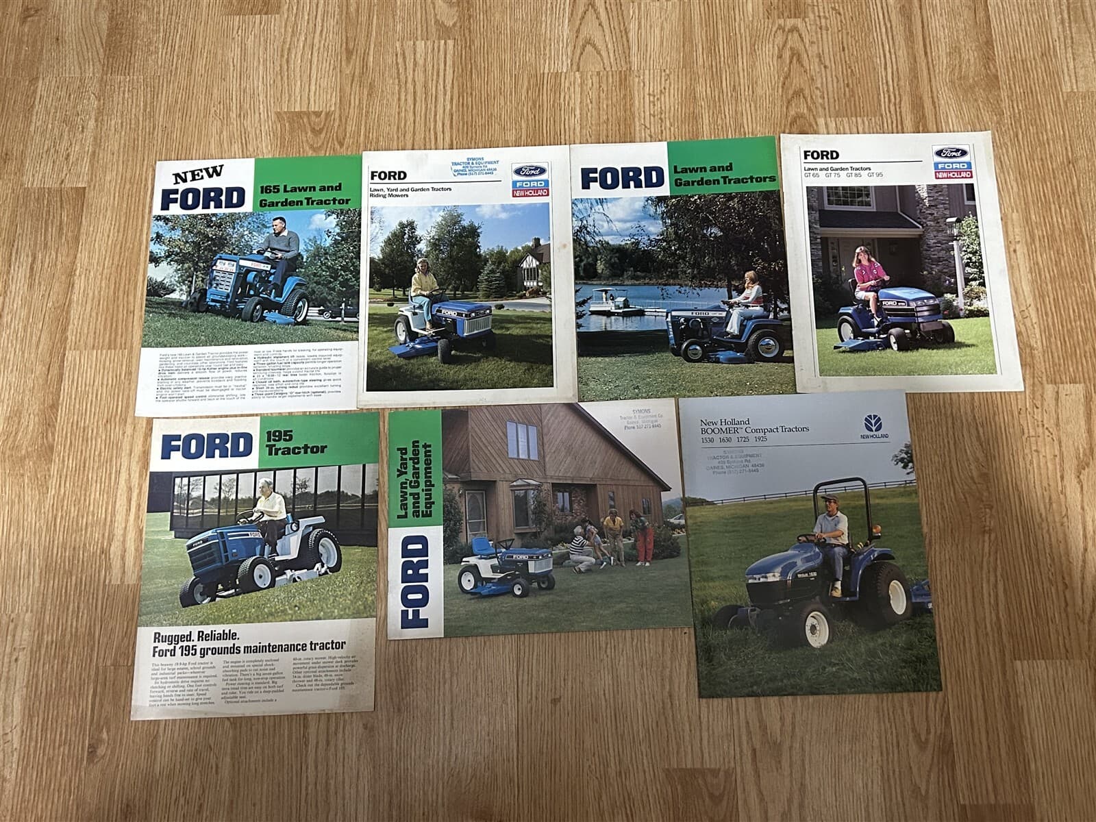 7 Ford ~ Lawn and Garden Tractors & Lawn and Garden Tractors BROCHURES