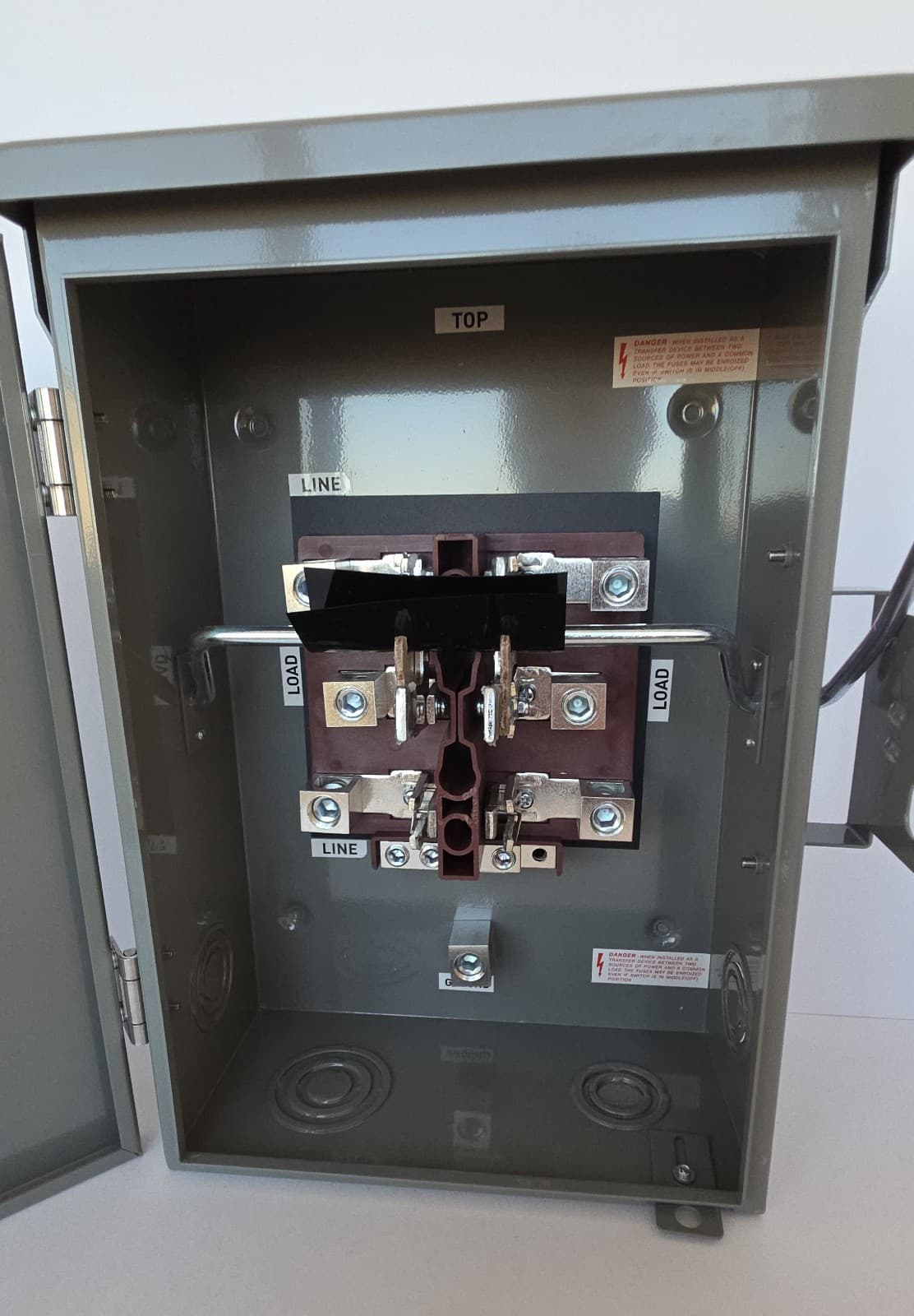 200A Manual Generator Transfer Switch 48000W General Double-Throw Safety Switch 3