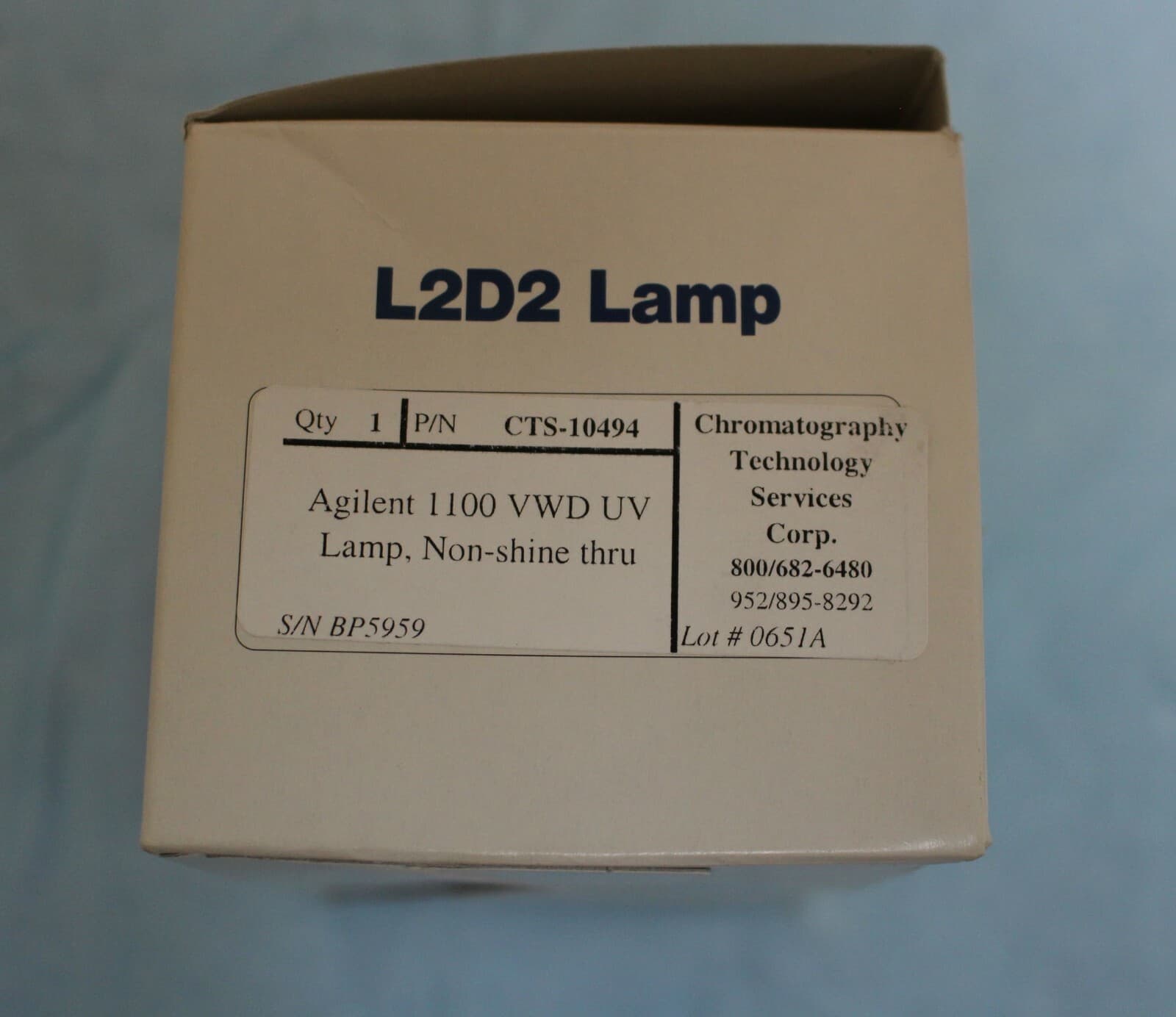 Hamamatsu Deuterium Lamp L2D2 for Agilent Detector G1314A/B/C &1120,1220 LC syst 4