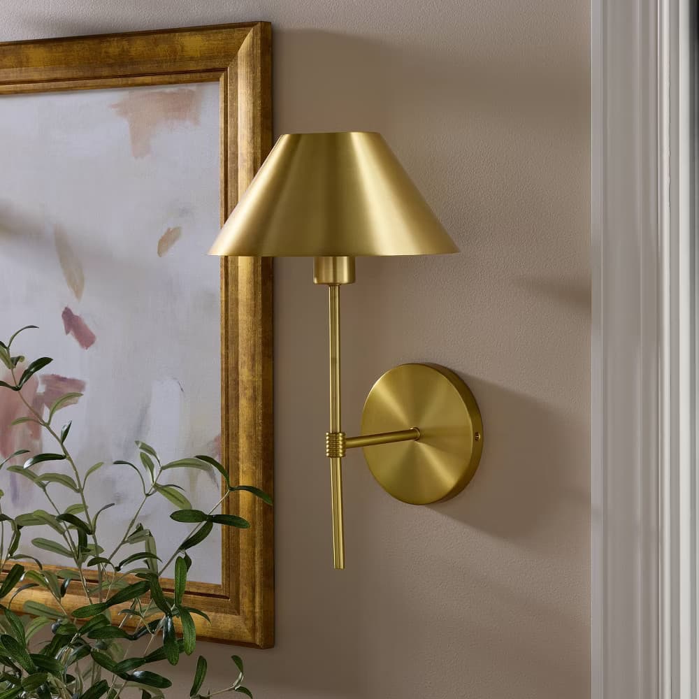 Metal Wall Sconce Brass - Threshold designed with Studio McGee 3
