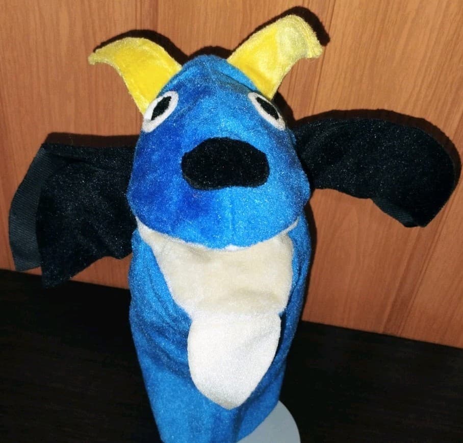 Baby Einstein FELT Hand Puppet Vincent Van Goat Blue Kids II Plush Toy Z 2