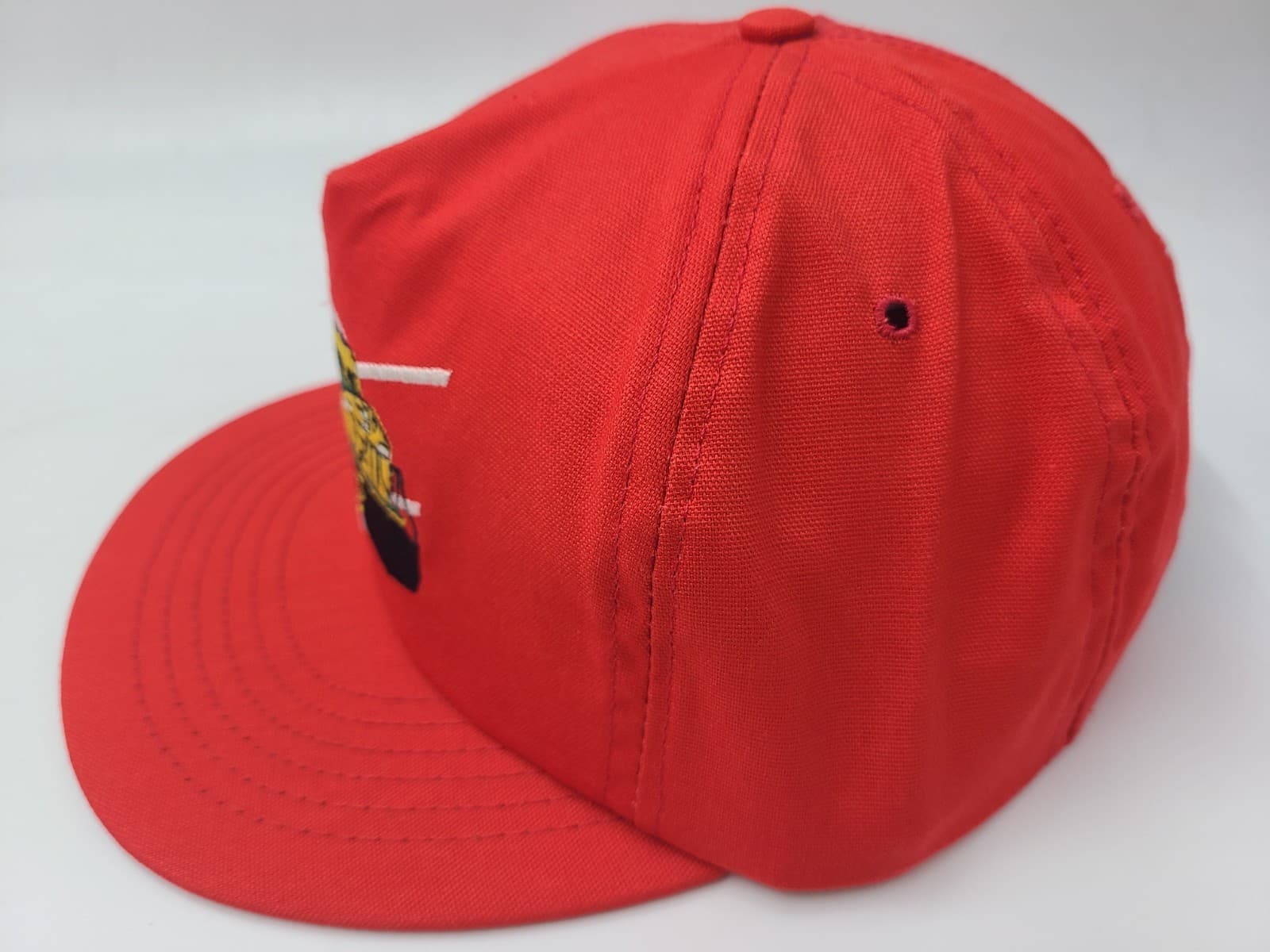 Vtg Chicago & North Western Railway System Strapback (Fits Small) Hat Cap Train 5