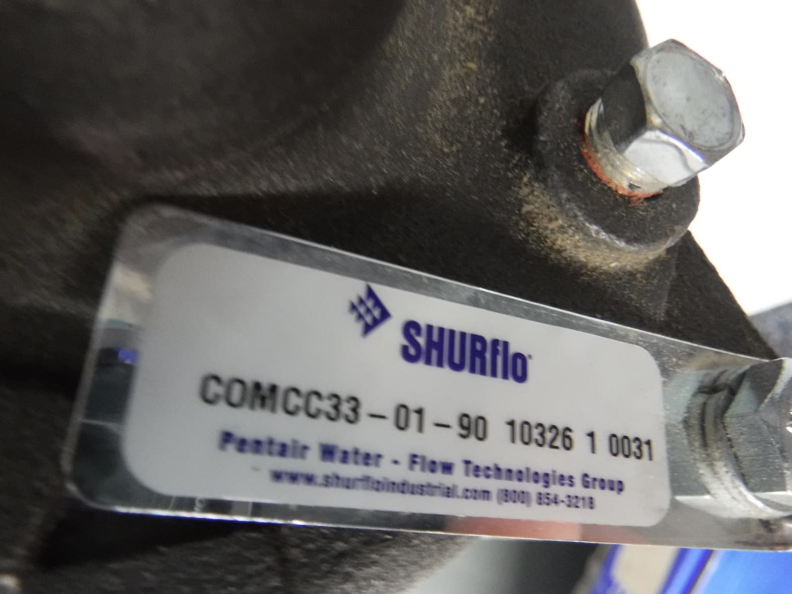 PENTAIR SHURFLO CENTRIFUGAL PUMP with WEG MOTOR COMCC33-01-90 NEW 3