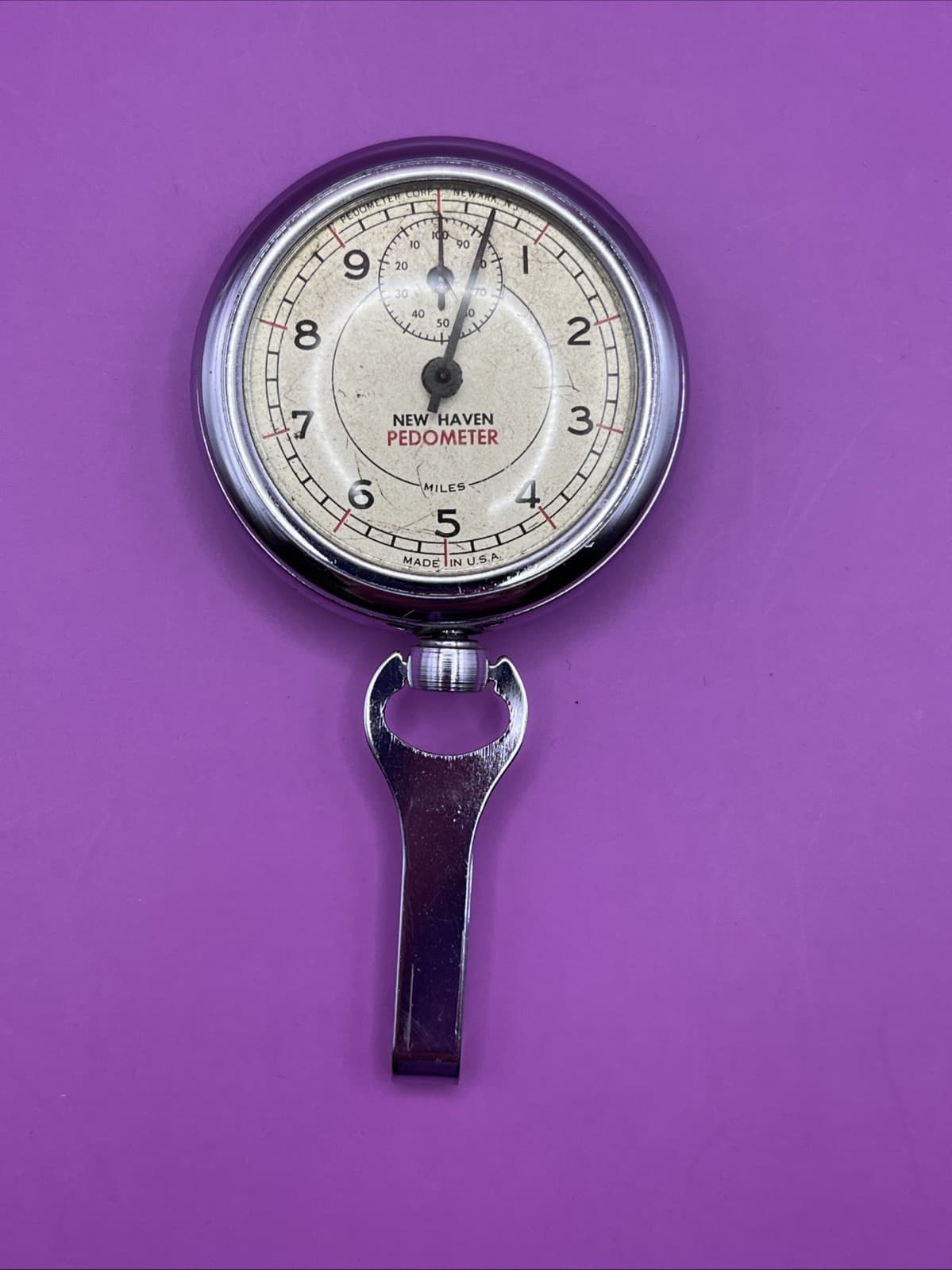 Vtg New Haven Pedometer Made In USA 🇺🇸 Please Read Description.