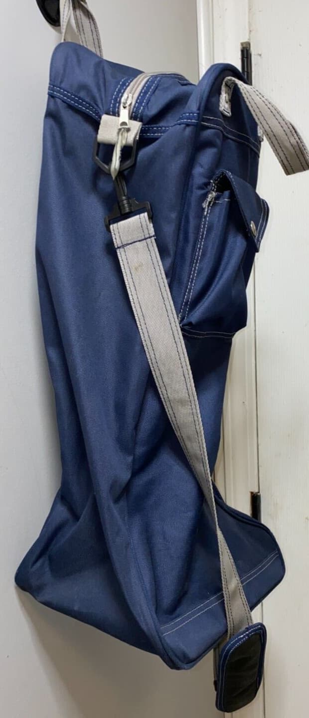 HORZE BLUE TALL ENGLISH BOOT BAG 23'' X 14'' X 7 1/2'' 4