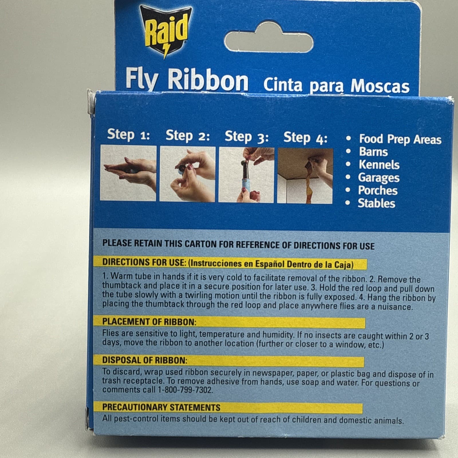 11- Raid Fly Ribbon Trap 10 Pack - 110 Ribbons Total! 3