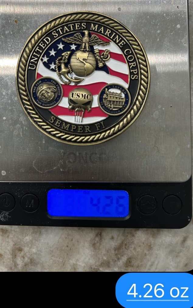 250th Anniversary Challenge Coin United States Marine Corps 1775-2025 USMC 6