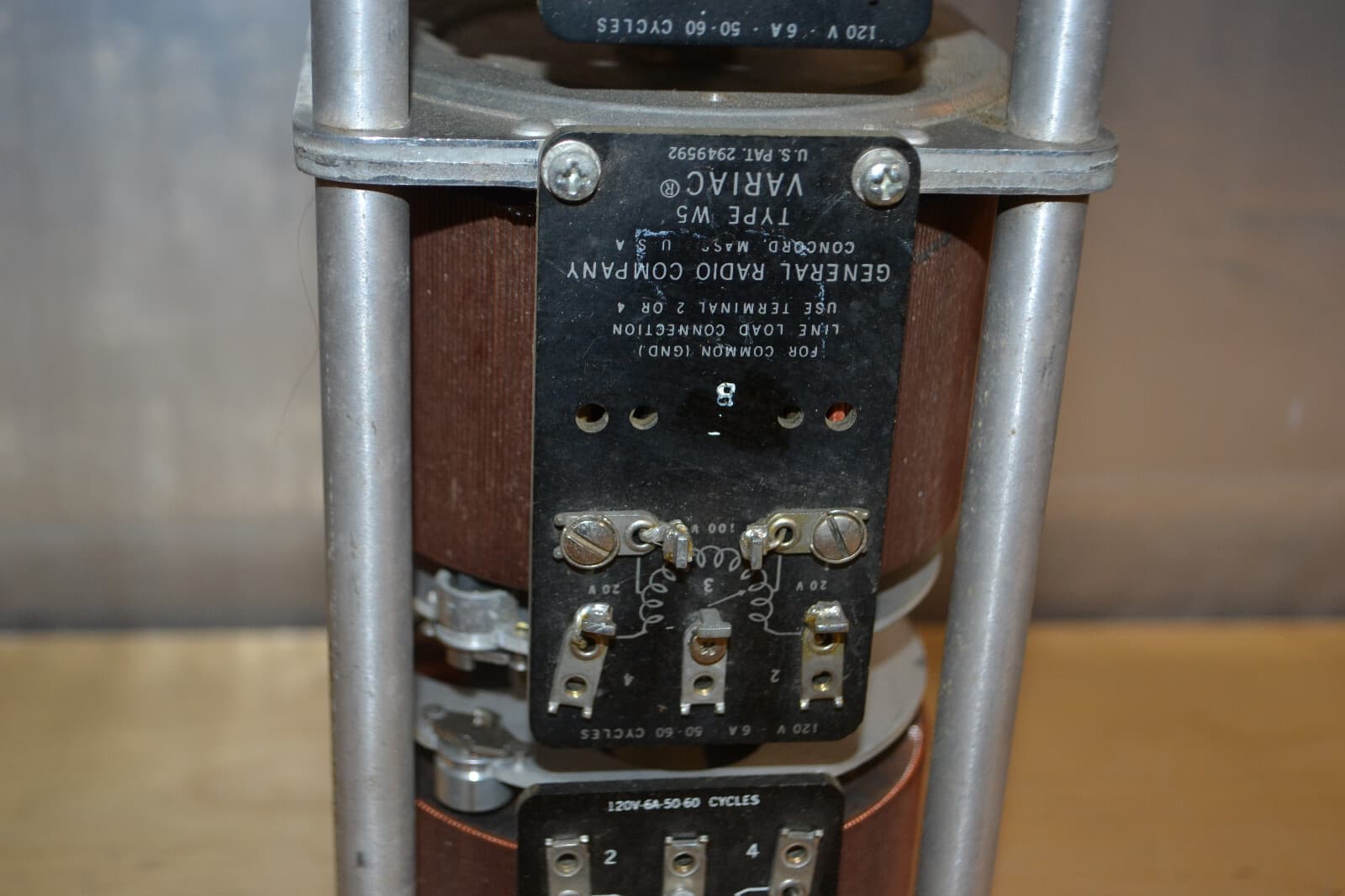 Vintage Variac ~ W5 ~ by General Radio Co. 120V 6A ~ W5G3 ~ X3 Triple 3