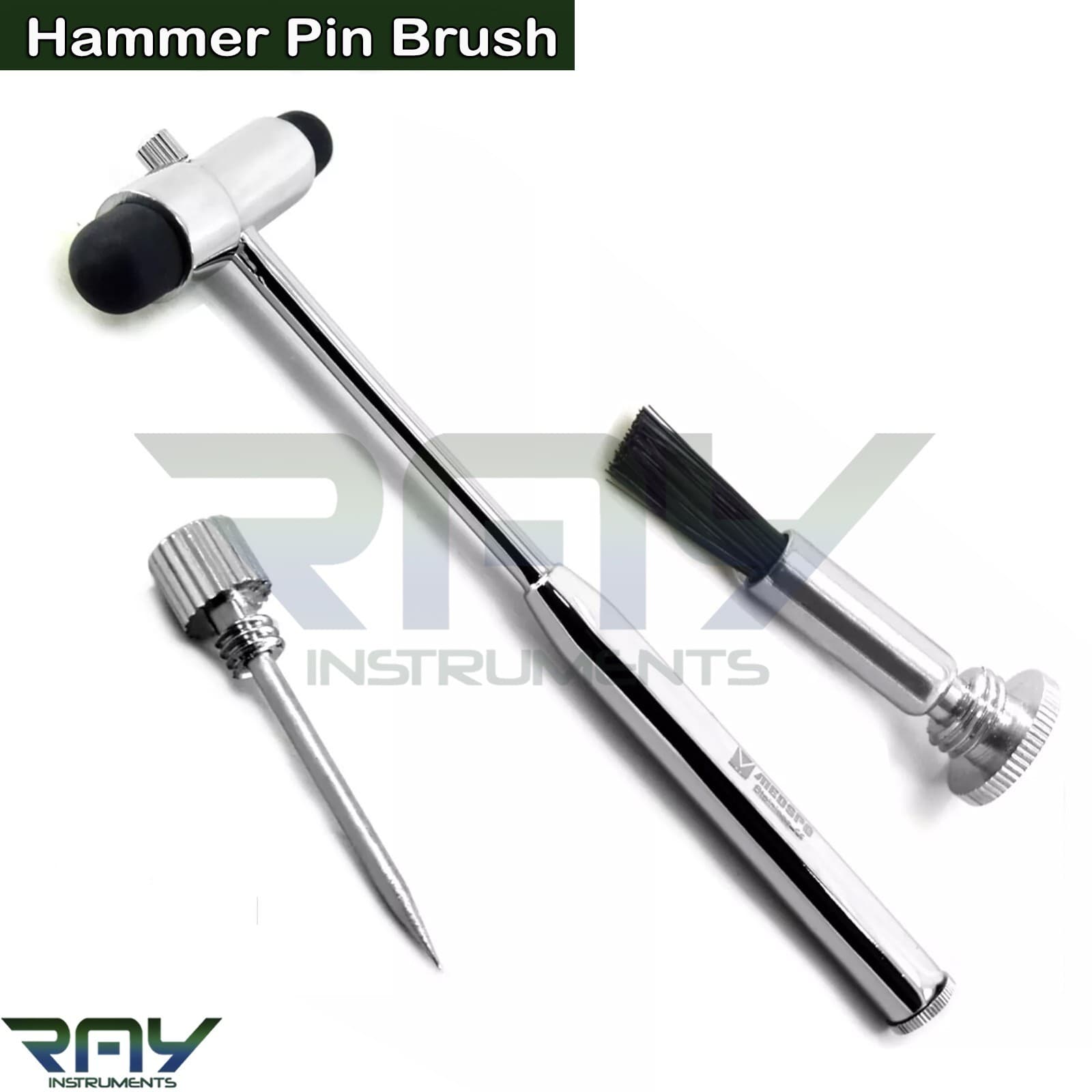 2 Pcs Medical Neurological Reflex Hammer Diagnostic Surgical Instruments 2