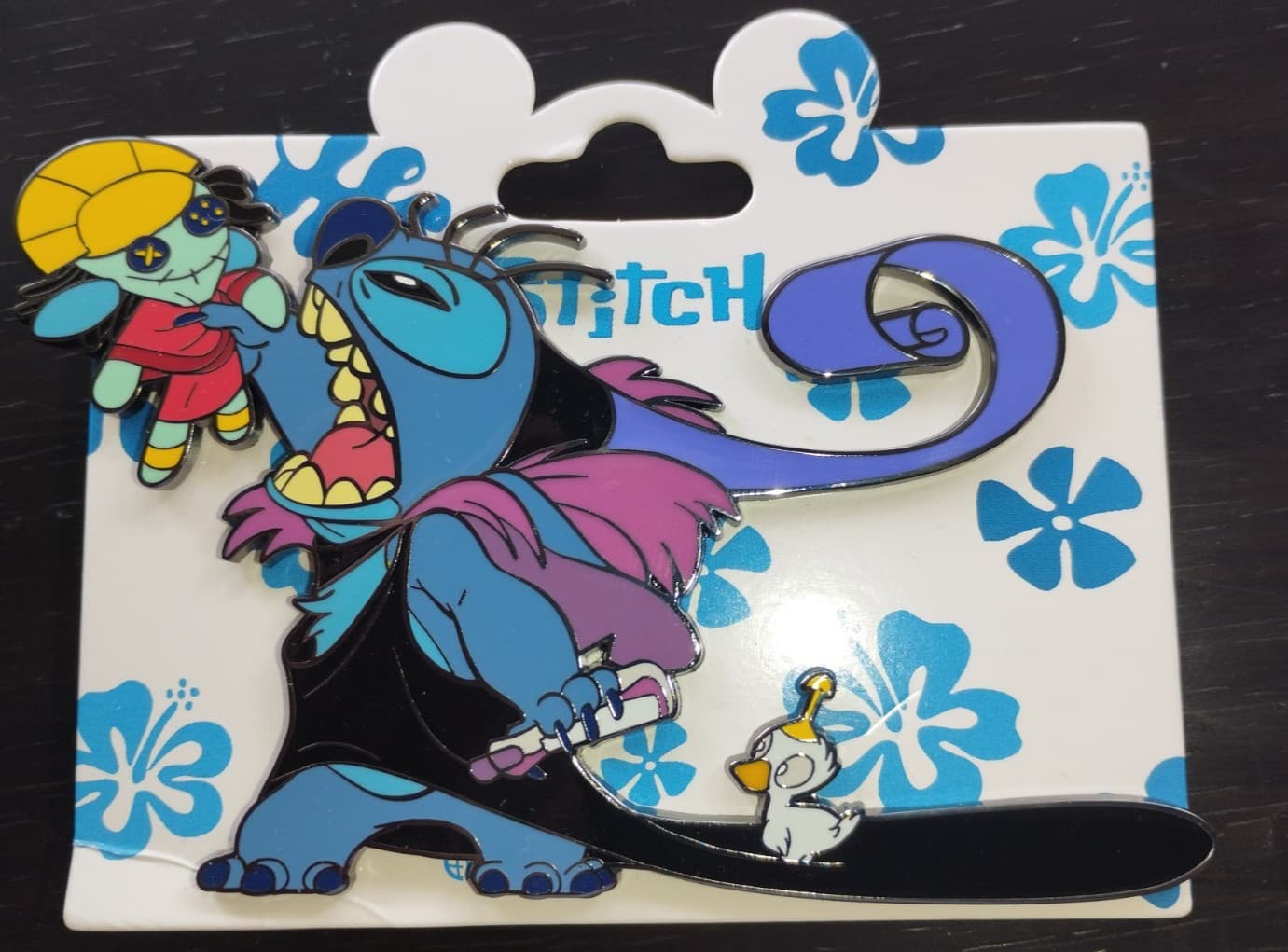 Stitch as Yzma Scrump Kuzko Duckling Kronk Disney Paris DLP March 2025 Jumbo Pin