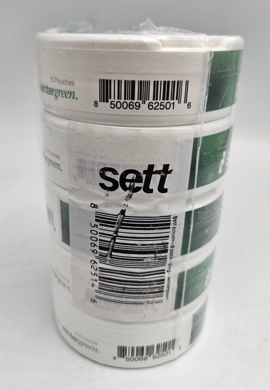 Sett Nicotine Alternative - 5pk WinterGreen 6mg - NEW SEALED 3
