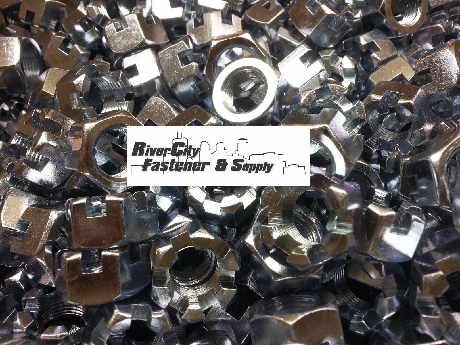 (1) 5/8-18 Slotted Hex Castle Nuts 5/8 x 18 Fine Thread 5/8x18 Nut 3