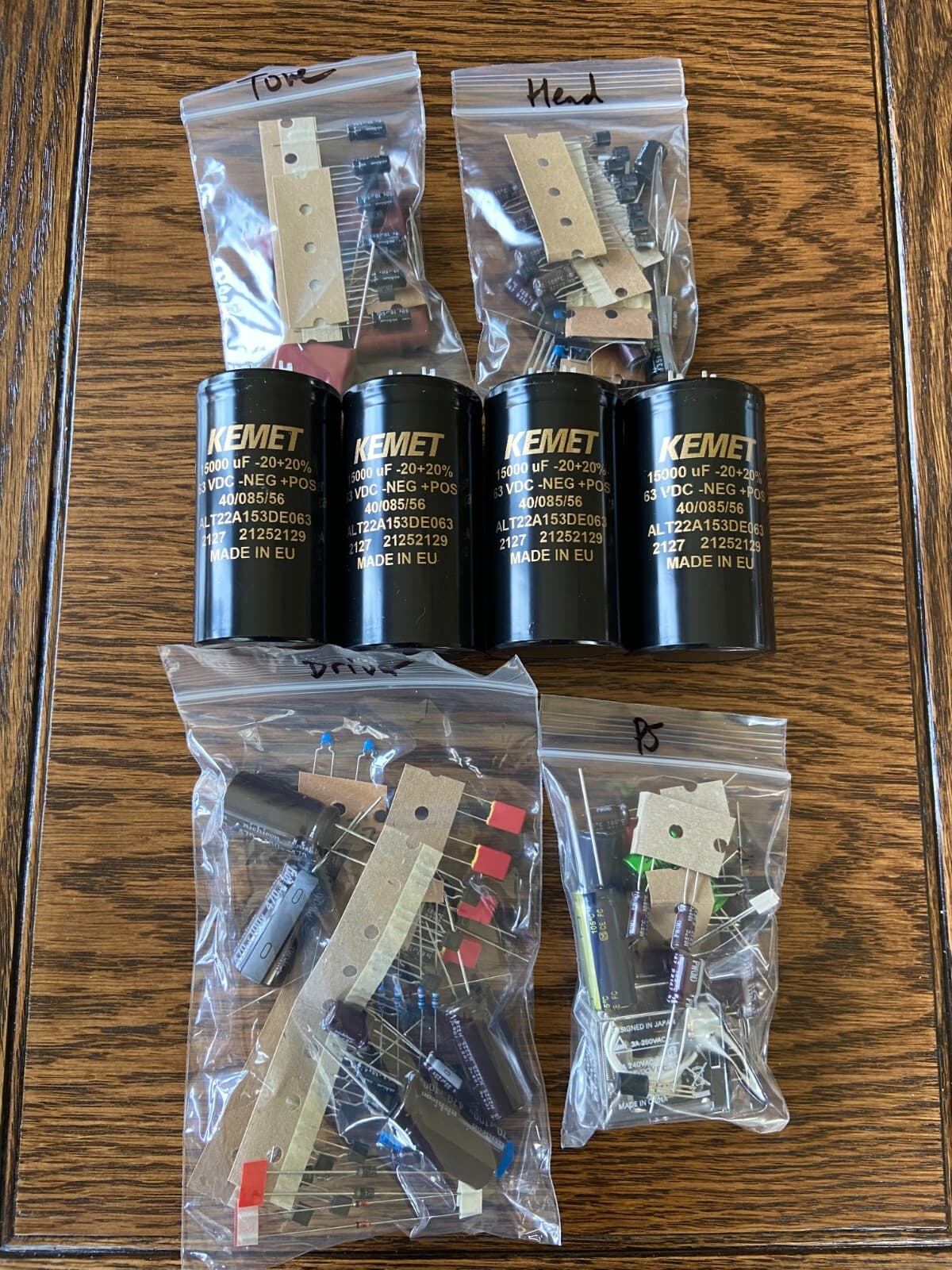 Sansui AU-719 Complete Rebuild Kit High-Quality Recap Set Transistors Relay