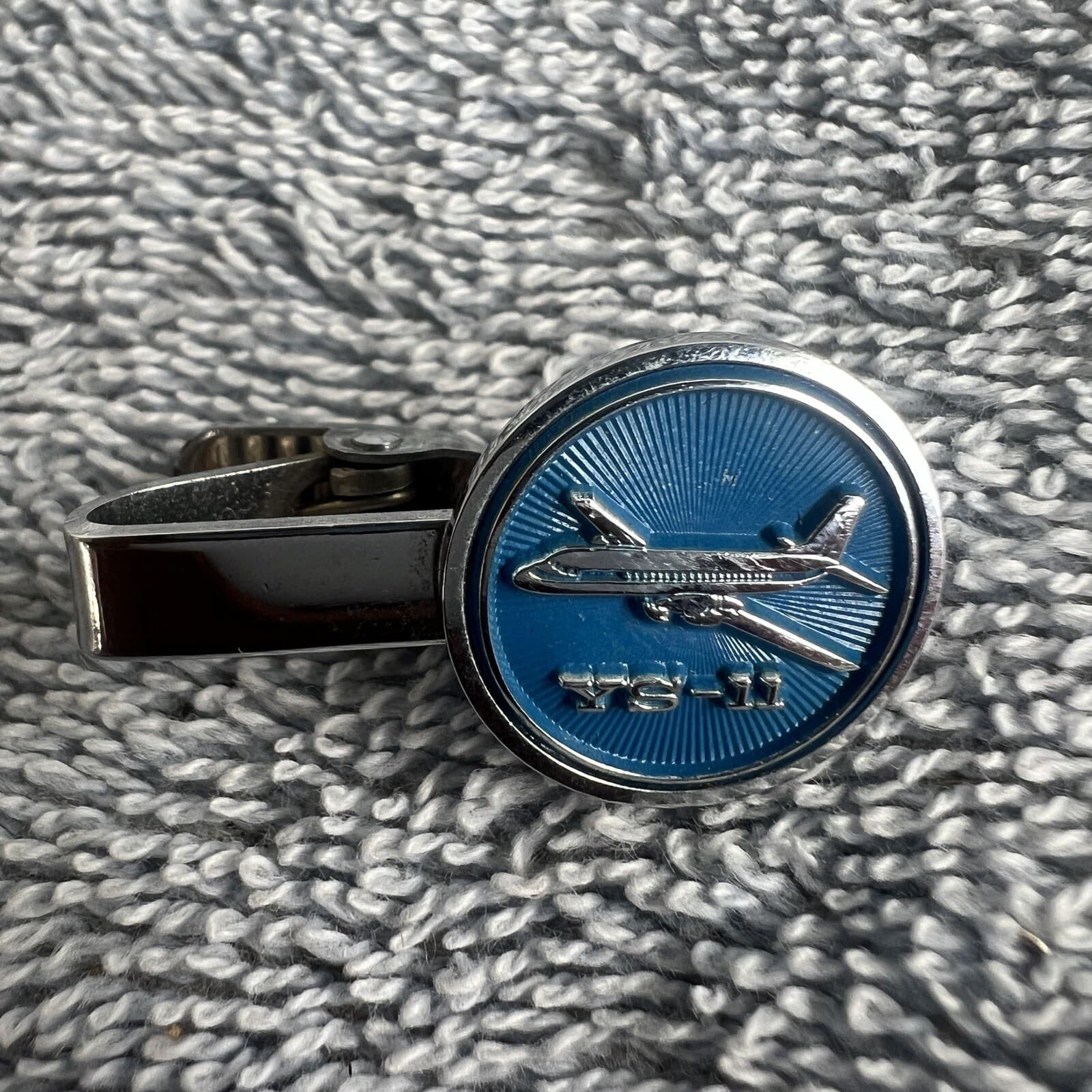 NAMC YS-11 Turboprop Pilot Necktie Pin Nihon Aircraft Manufacture Aviation Japan 4