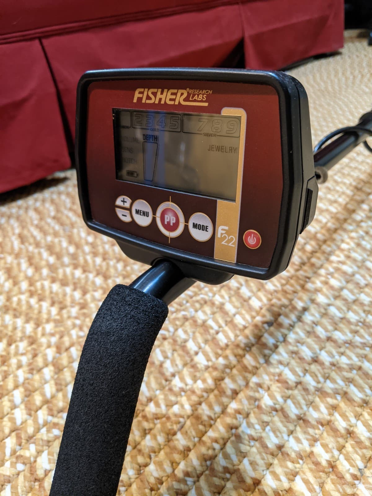 Fisher F22 Weatherproof Metal Detector 4