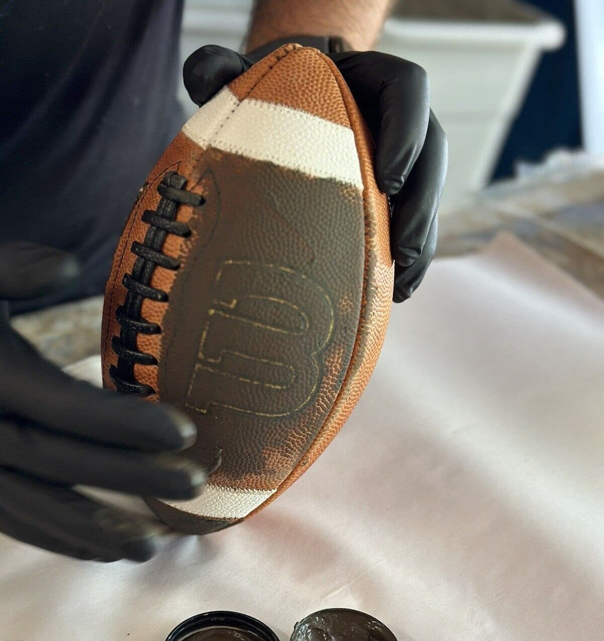 LBC Football Prep Butter Football Mud Game Prep Up to 5 Footballs 2oz Size 6