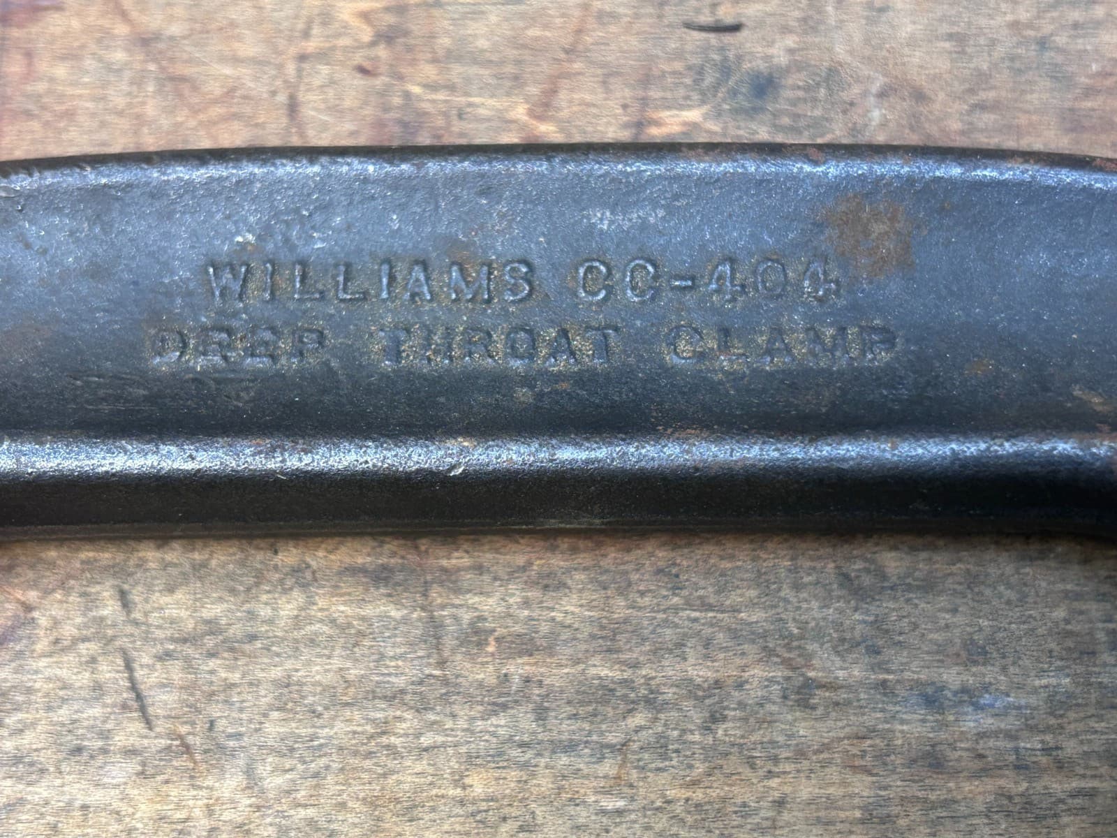 J.H. Williams CC-404 Deep Throat Heavy-Duty Clamp 4" C-Clamp USA 2
