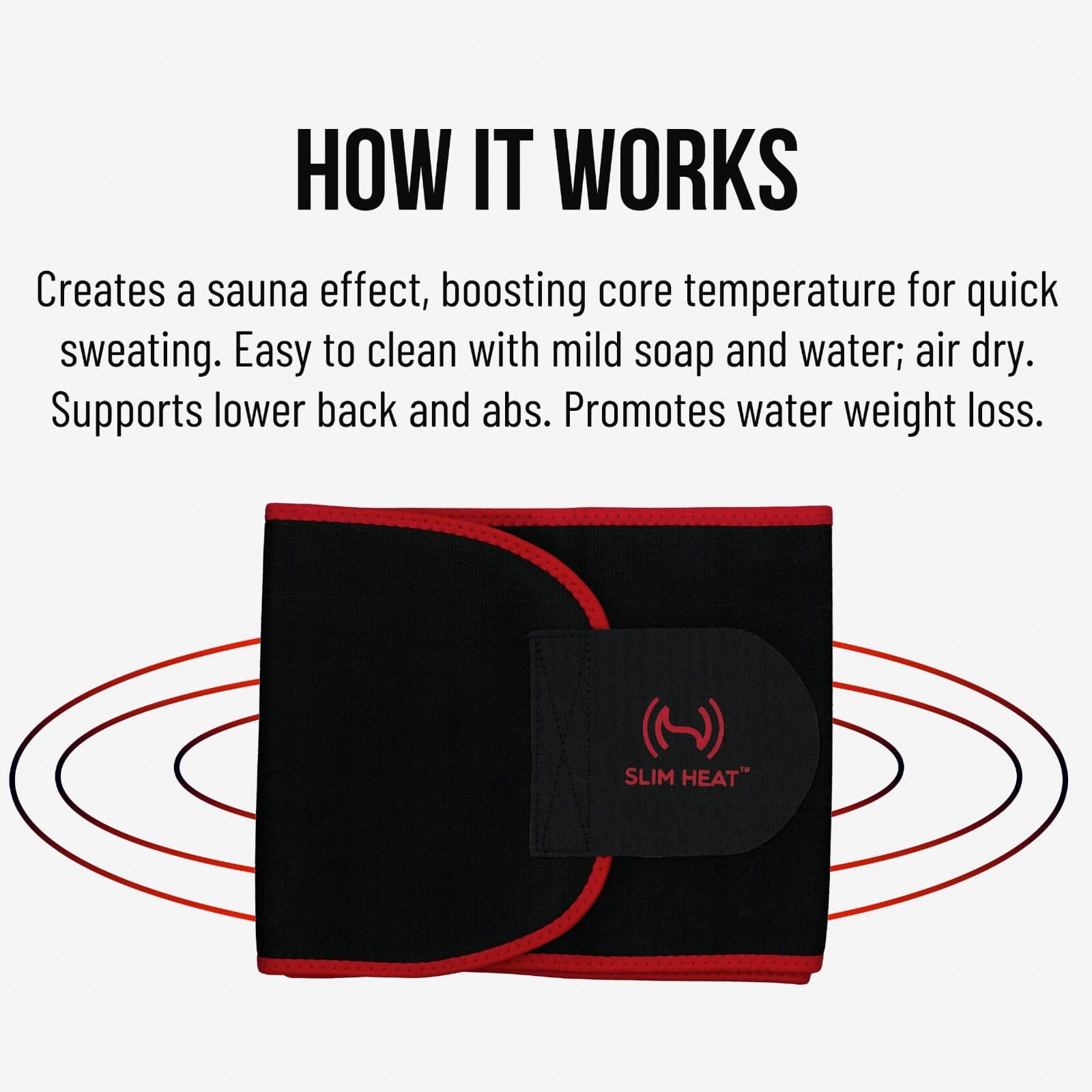 Waist Trimmer for Women and Men - Sweat and Lose Water Weight Faster 5