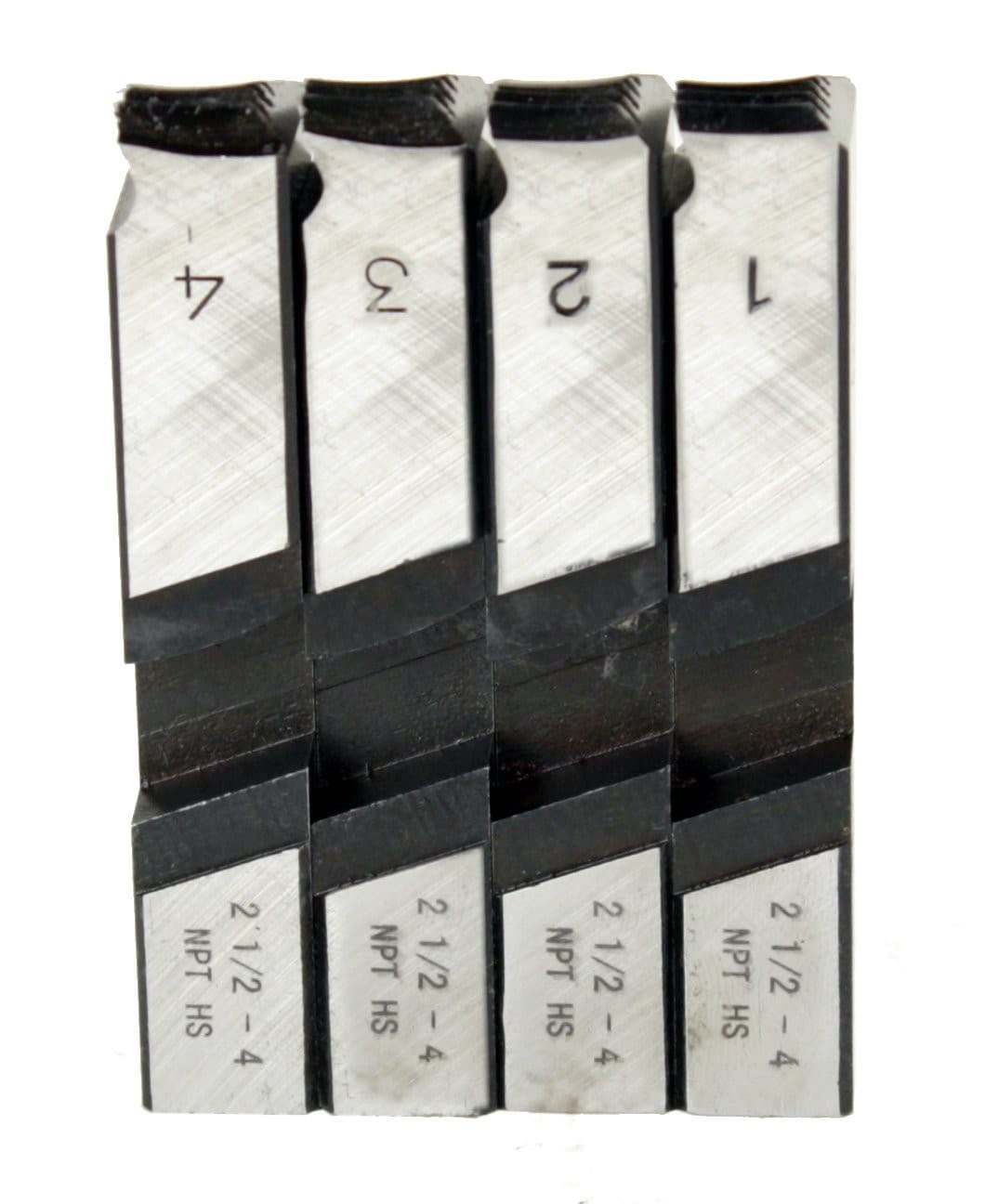 Steel Dragon Tools® 26192 HSS 2-1/2"-4" Pipe Dies fits RIDGID® Dies 1224 714 2