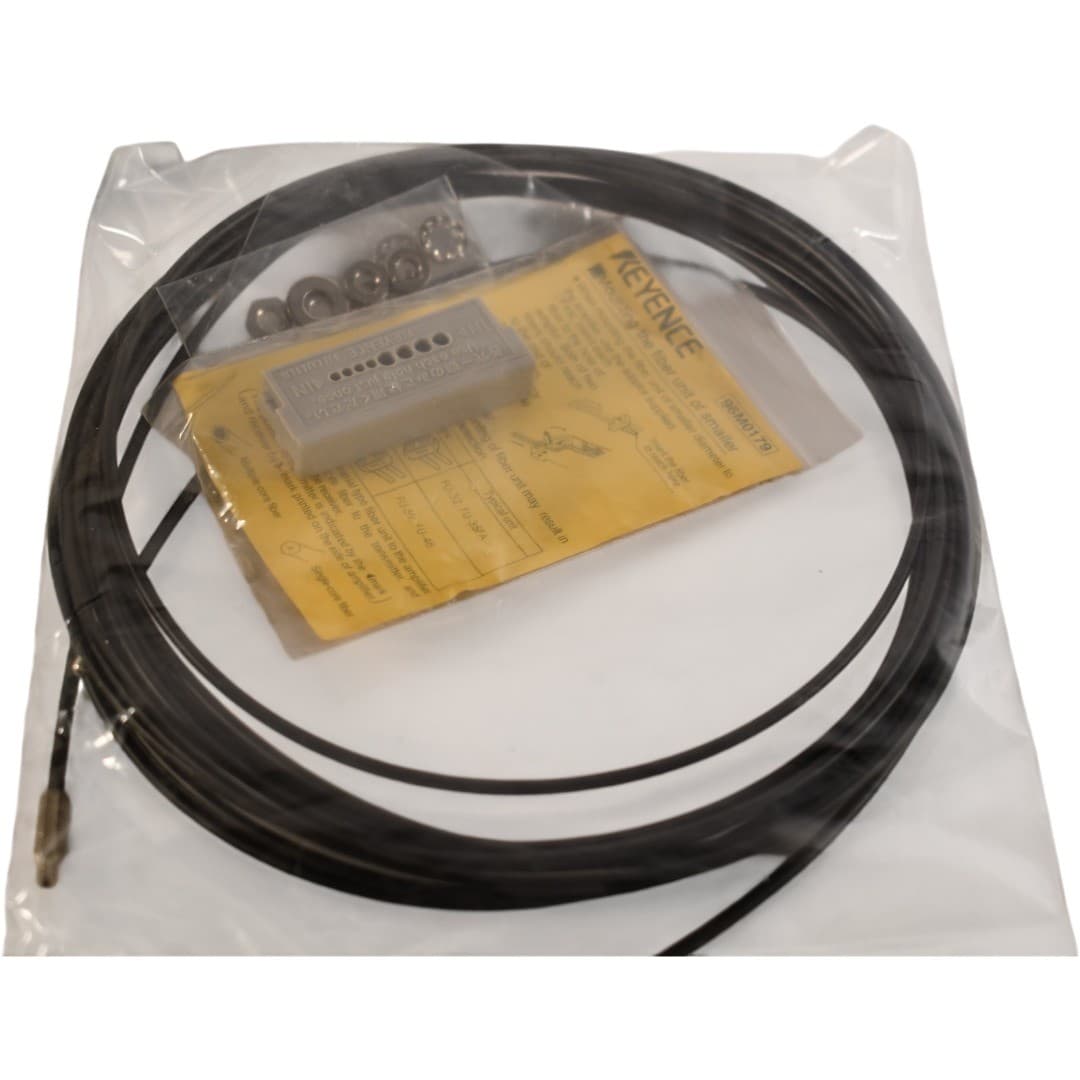 NEW Keyence FU-77 Fiber Optic Sensor Fiber Unit Thrubeam M4 ToughFlex 2