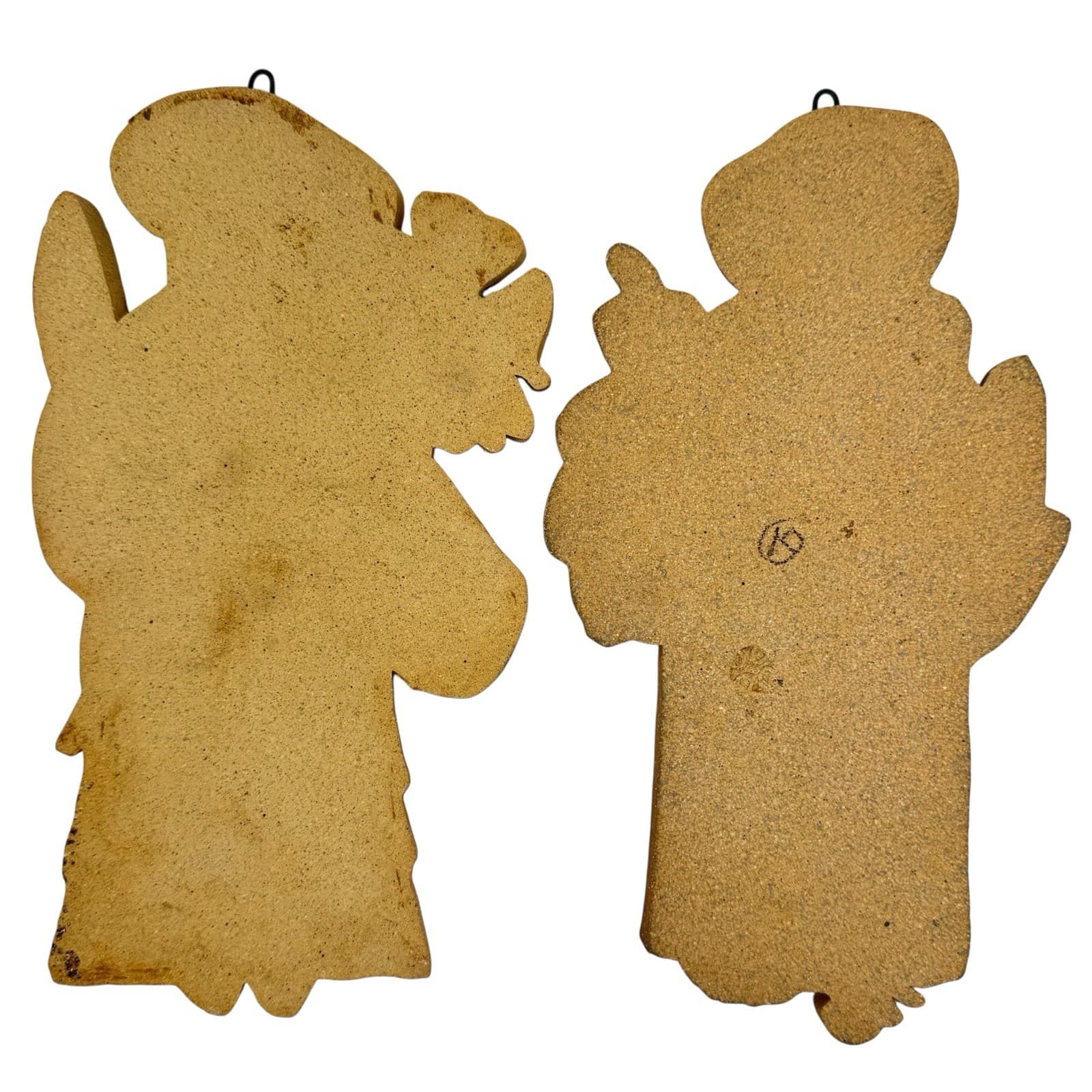 St. Andrews Abbey Ceramic Wall Hangings St. Cecilia & St. Francis Of Assisi 2