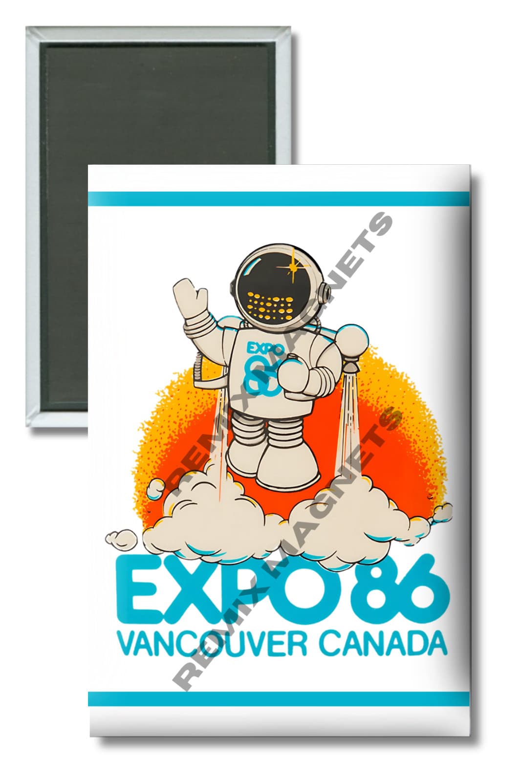 1986 EXPO 86 World's Fair Exposition Vancouver BC Canada 2" x 3" Locker Magnet