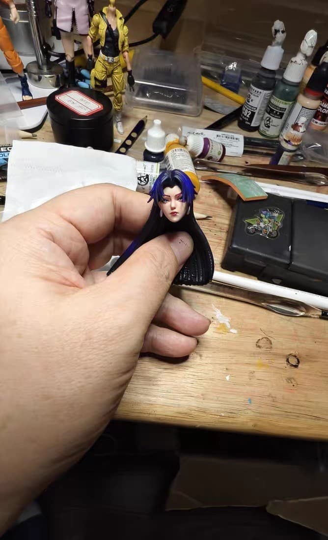 1/12 Psylocke Comics Betsy Braddock Head Sculpt Fit 6'' ML Action Figure 3