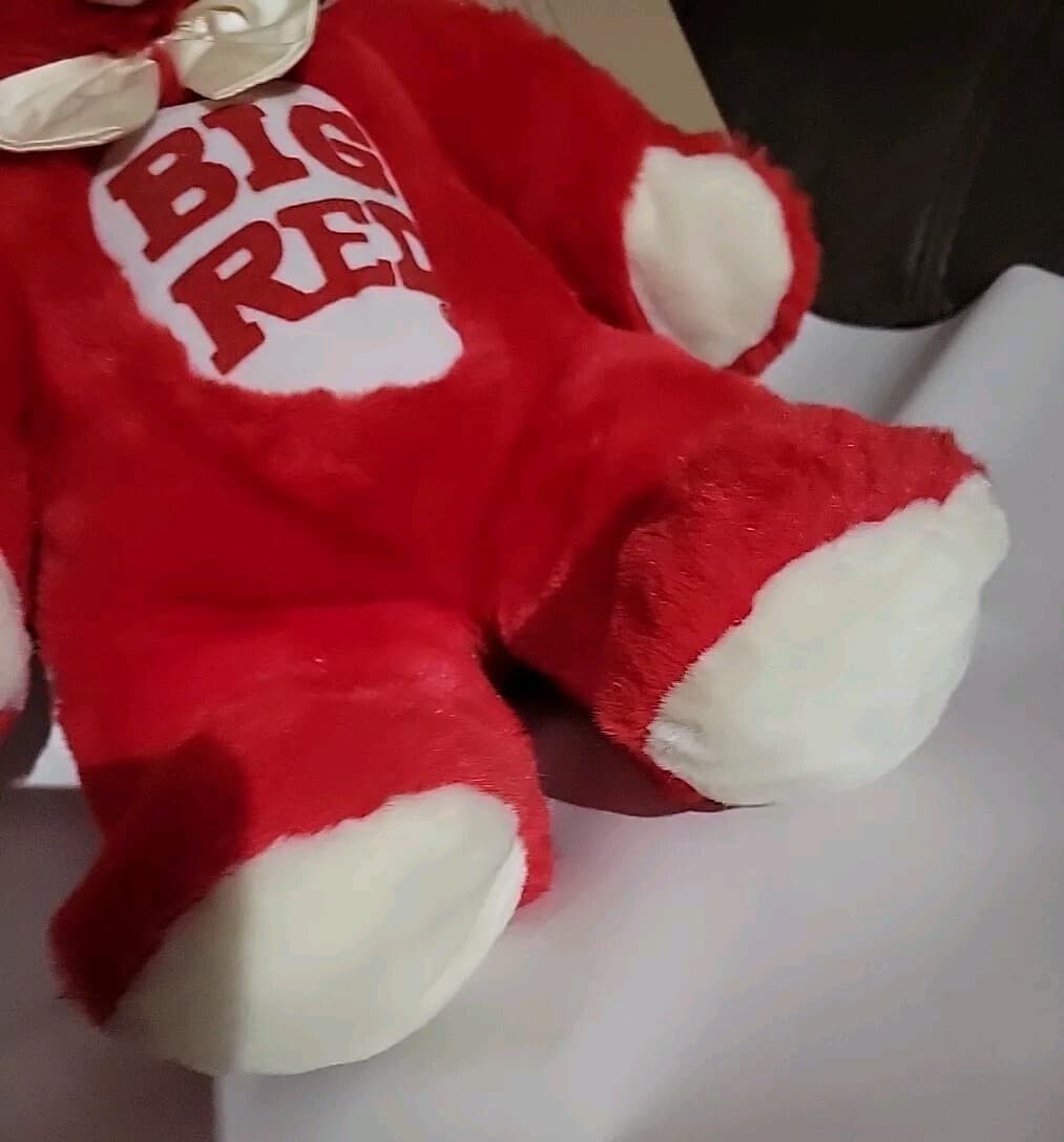 Vintage "Big Red" Soda Brand Plush 22" Teddy Bear Russ Berrie & Co  4