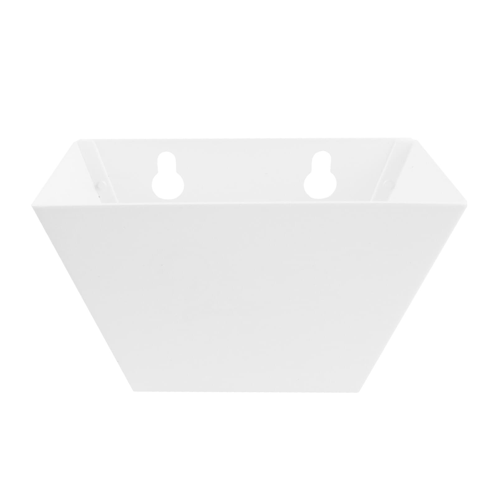 White Metal Bottle Cap Catcher For Wall Mounted Bottle Openers Holds 75 Caps 2