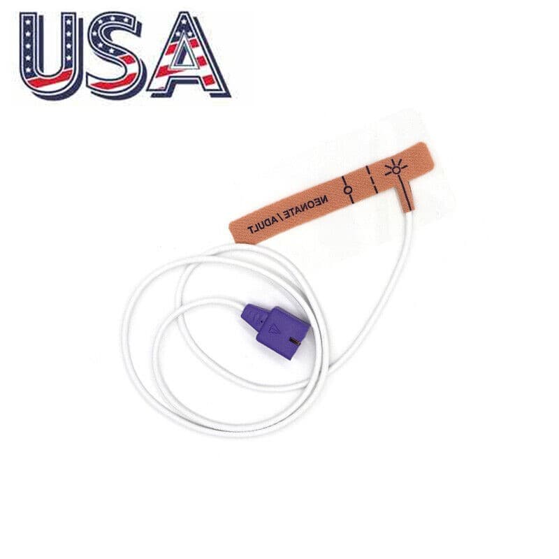 10X Adult/Neo Spo2 Cable DB9 Connect Oximax Spo2 Sensor Disposable sensors.US