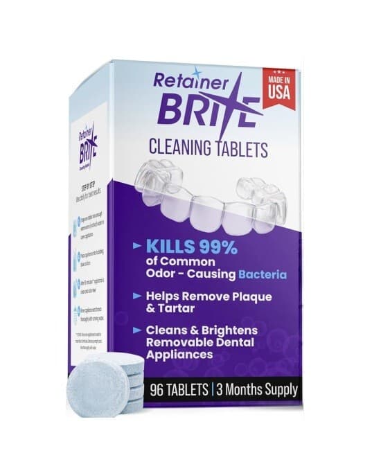 Retainer Brite Box Tablets 96ct, 3 Month Supply Pack Of 4 - 384 Count 2