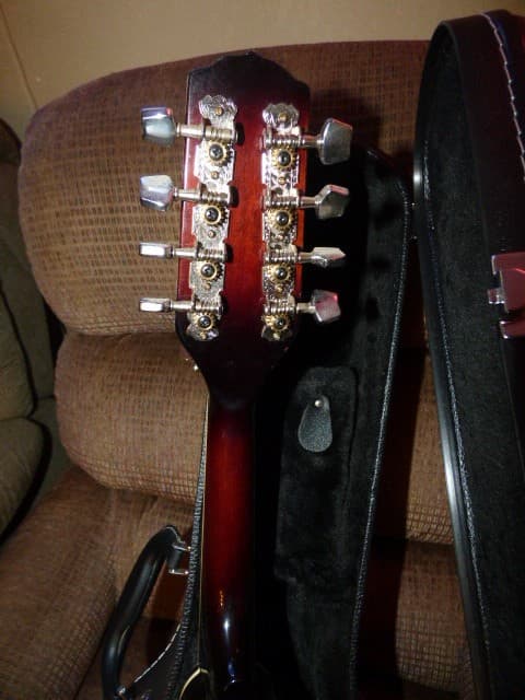 1998 FENDER FM-53S MANDOLIN  SUNBURST VERY NICE USED CONDITION W/NEW HARD CASE 5