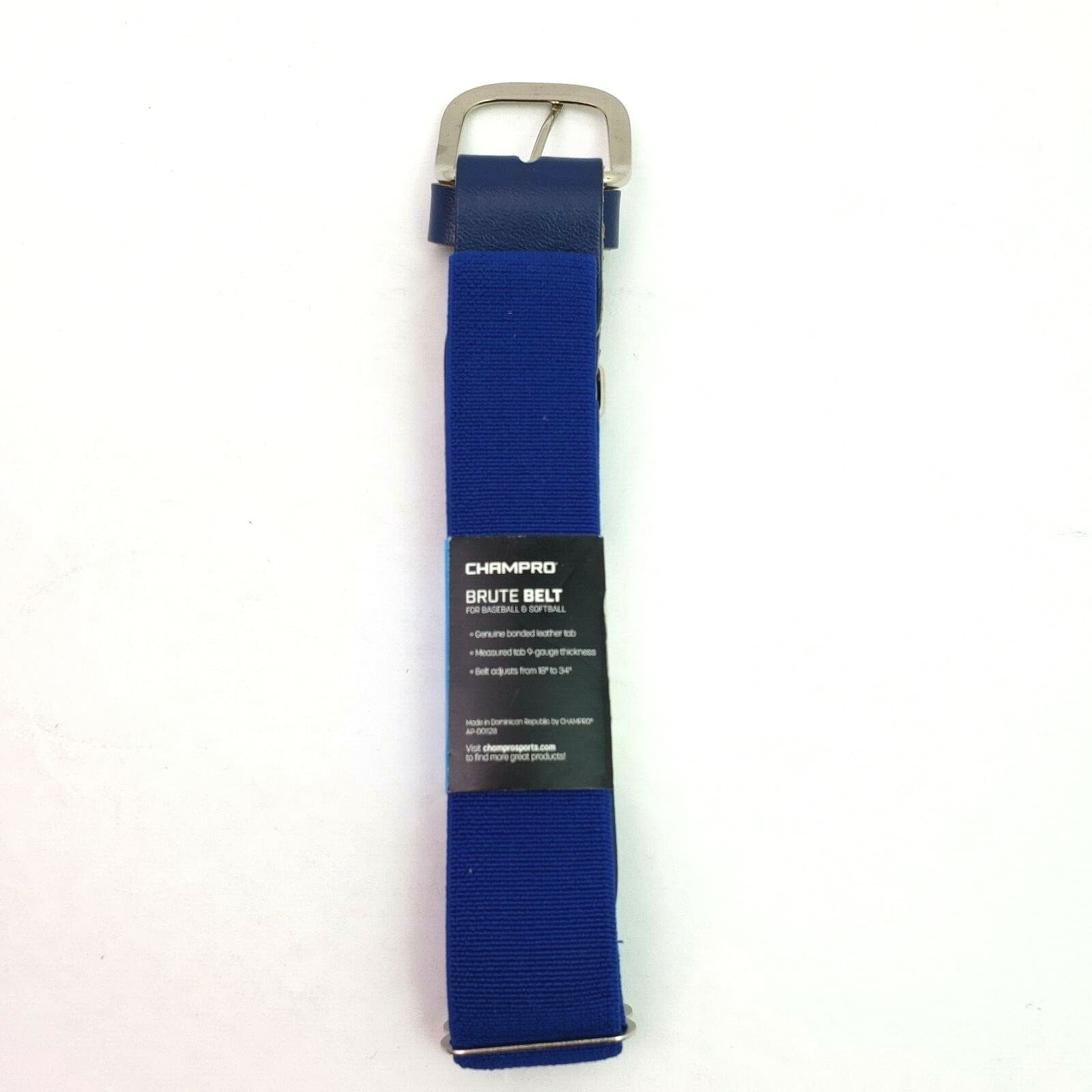 Champro Youth 1.25 Wide Royal Blue Baseball Softball Brute Belt 4
