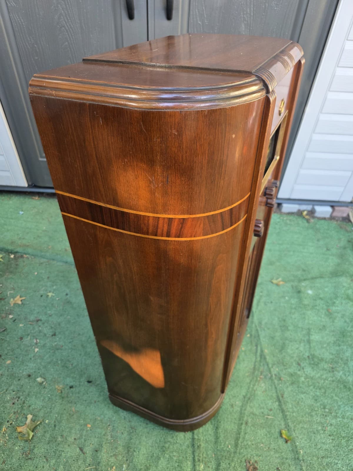 RARE ARVIN ART-DECO 818AT CONSOLE TUBE RADIO @☆RESTORED WORKING CONDITION ☆ 6