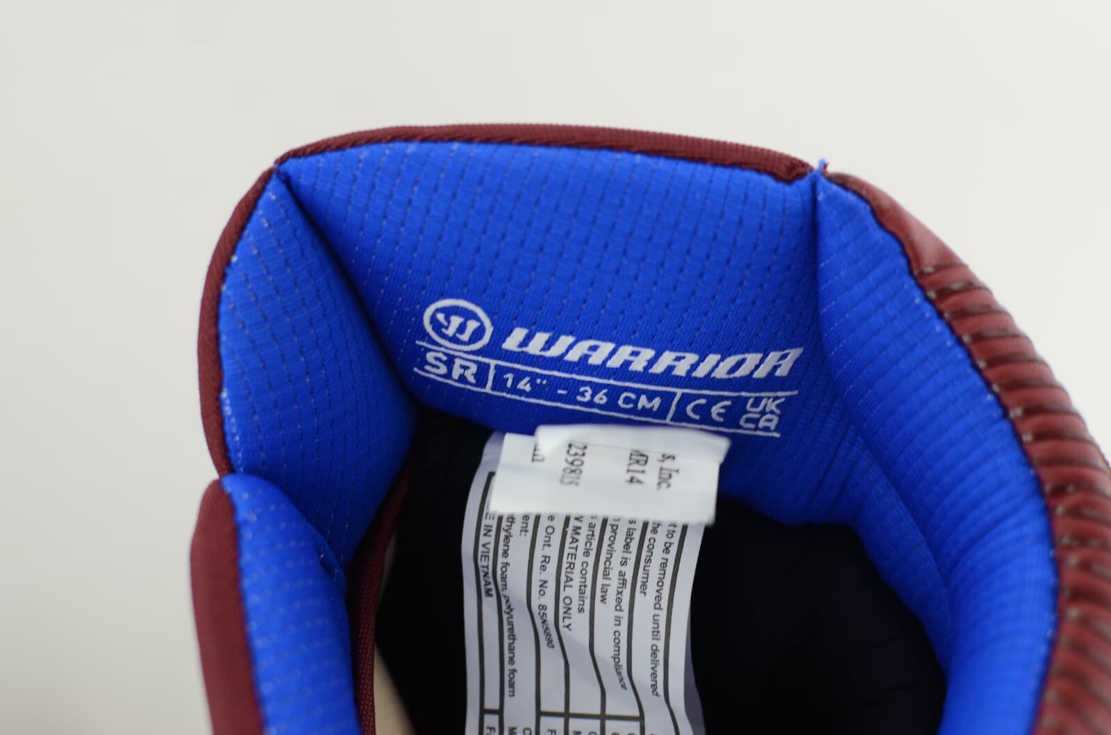 Warrior Pro II Gloves Senior Maroon  Size 13/14   (0619-2340)  MISATCHED 5