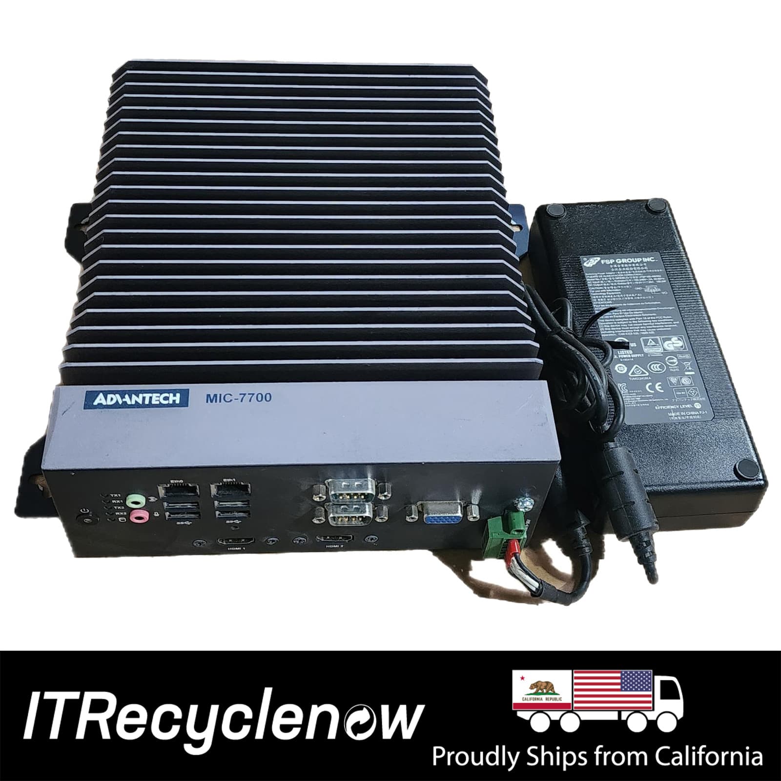 Advantech Desktop Compact Fanless i7-6700 4Ghz turbo 32GB DDR4 480GB SSD IP66