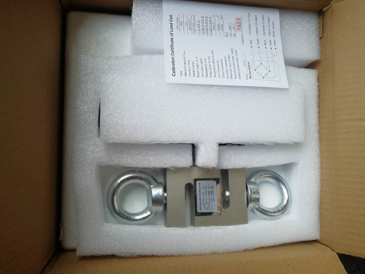 500 LB S-TYPE LOAD CELL HANGING CRANE HOPPER SCALE SENSOR TENSION OR COMPRESSION 3