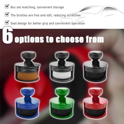 Car Tire Shine Applicator, Portable Wheel Tire Dressing Applicator Brush Black 6