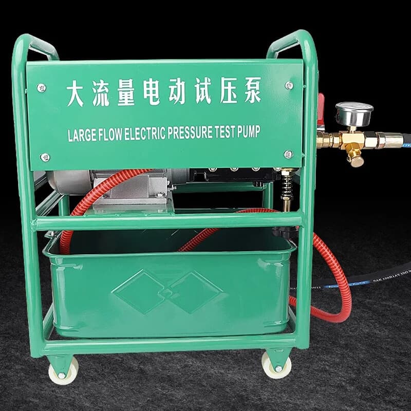 DC-390 Electric Pressure Test Pump, Super Flow Pipe Beater, 0-60KG High Pressure 5