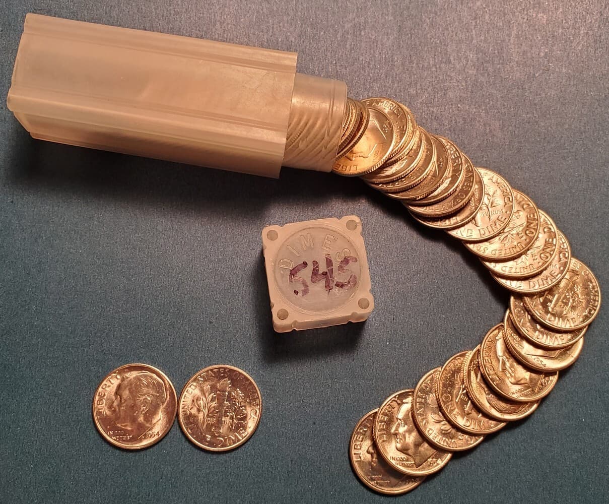 1954S Roosevelt Dime - 147 sold 2